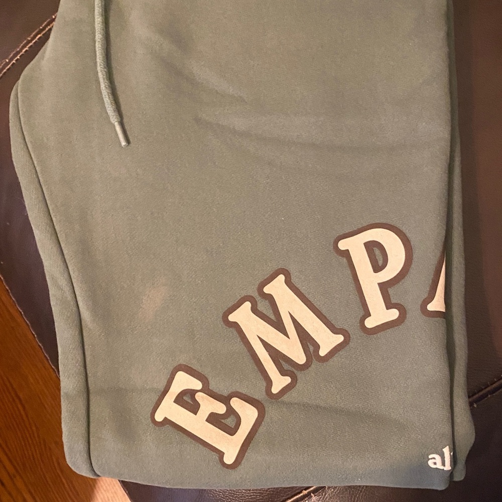 The Mayfair Group *flawed Empathy Always Olive Sweatpants Size XS - Picture 8 of 11